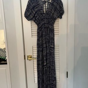 Michael Kors blue maxi dress